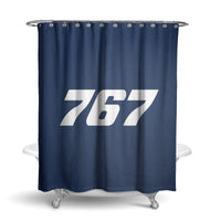 Thumbnail for 767 Flat Text Designed Shower Curtains