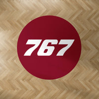 Thumbnail for 767 Flat Text Designed Carpet & Floor Mats (Round)