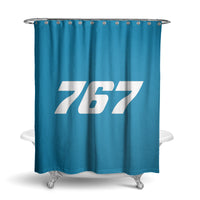 Thumbnail for 767 Flat Text Designed Shower Curtains