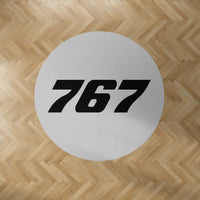 Thumbnail for 767 Flat Text Designed Carpet & Floor Mats (Round)