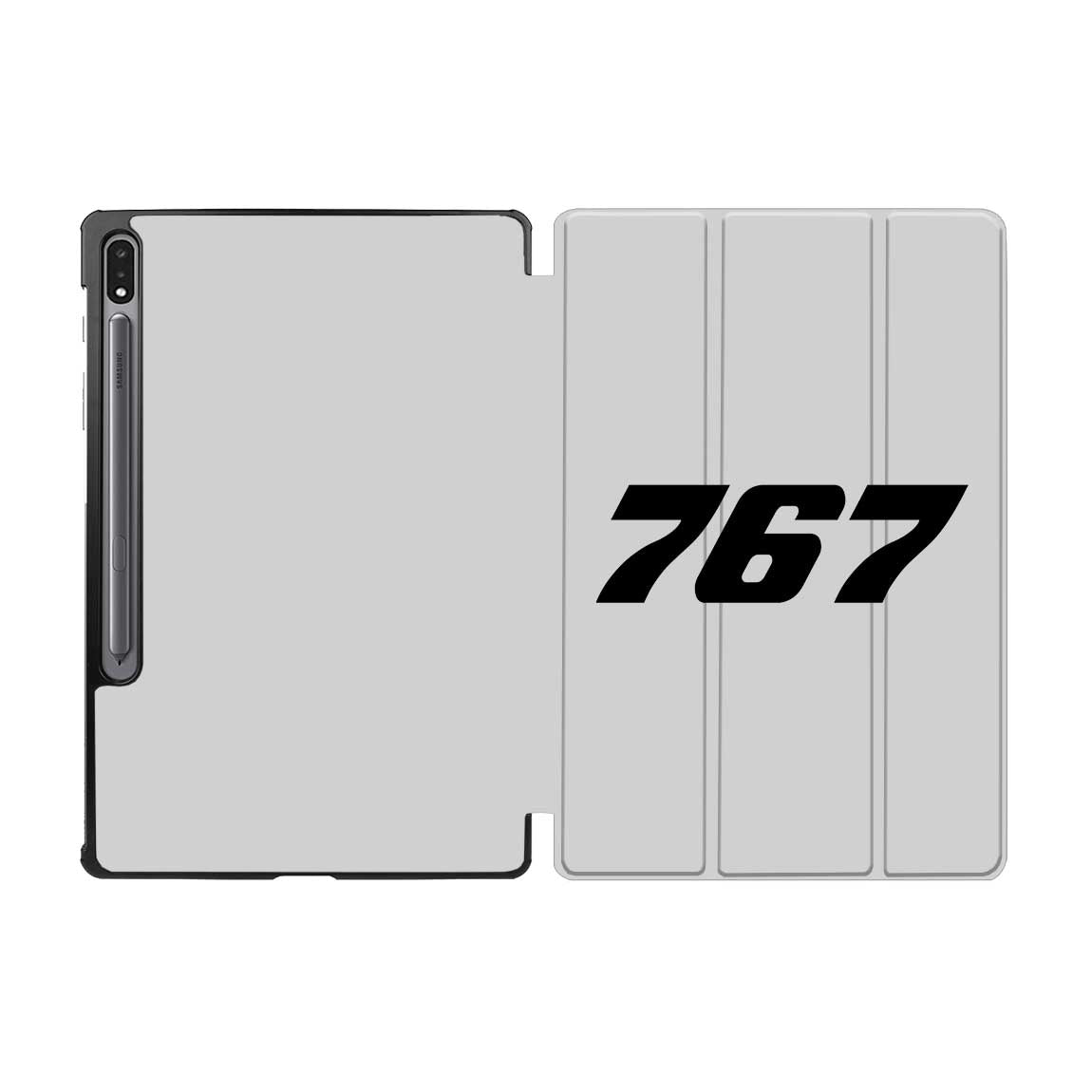 767 Flat Text Designed Samsung Tablet Cases