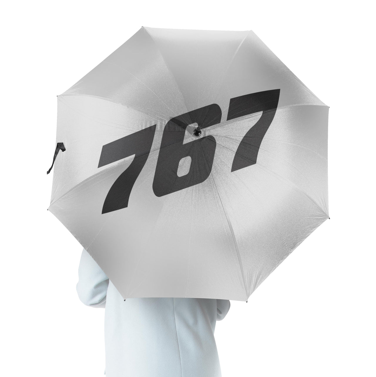 767 Flat Text Designed Umbrella