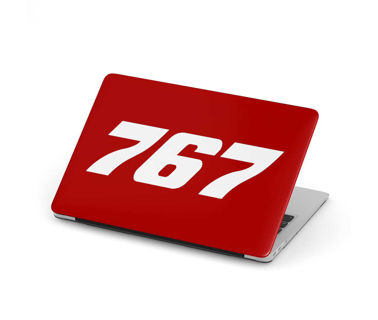 767 Flat Text Designed Macbook Cases