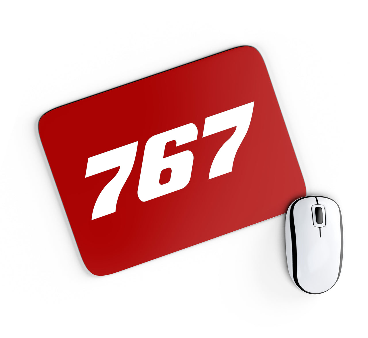 767 Flat Text Designed Mouse Pads