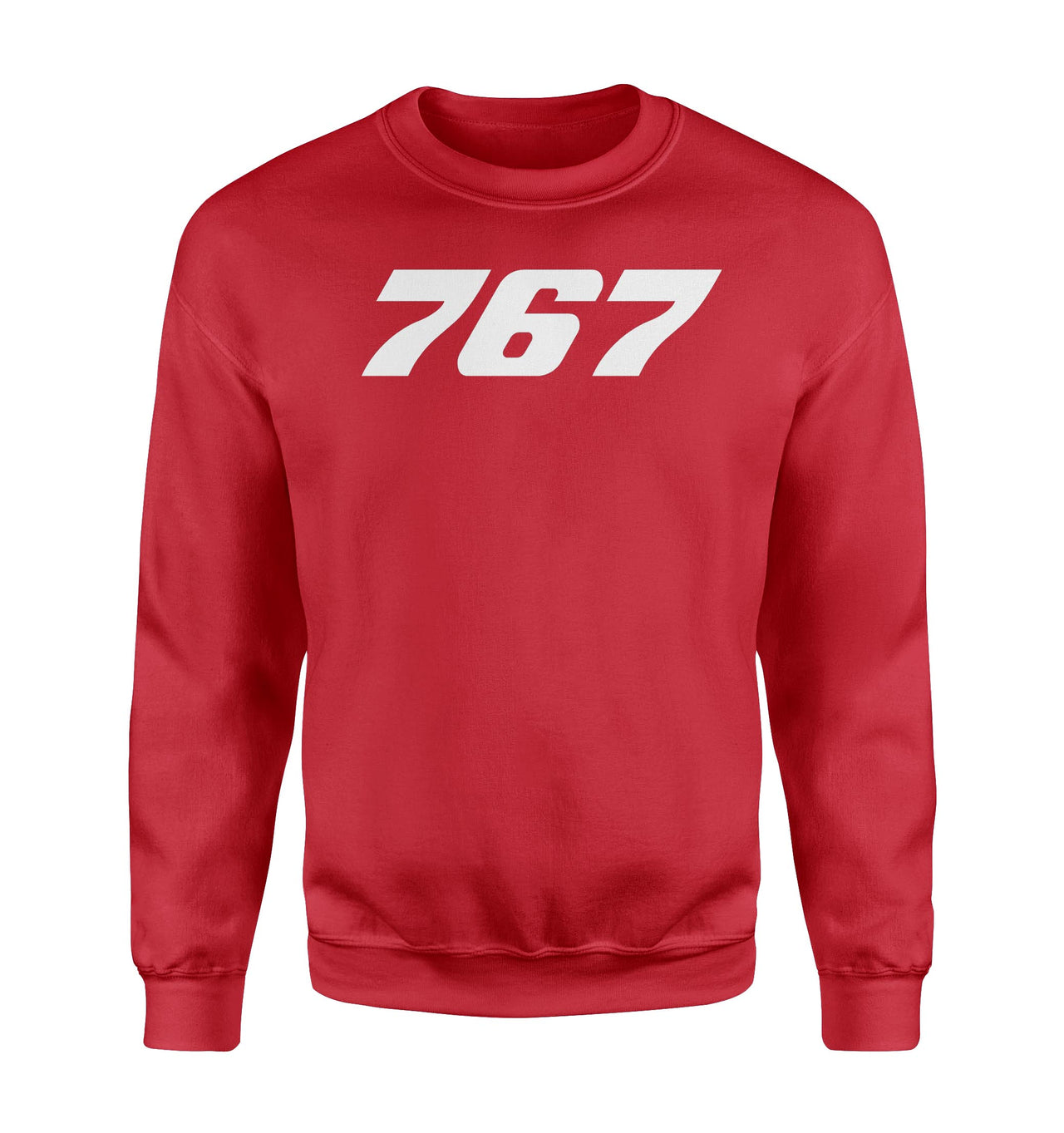 767 Flat Text Designed Sweatshirts