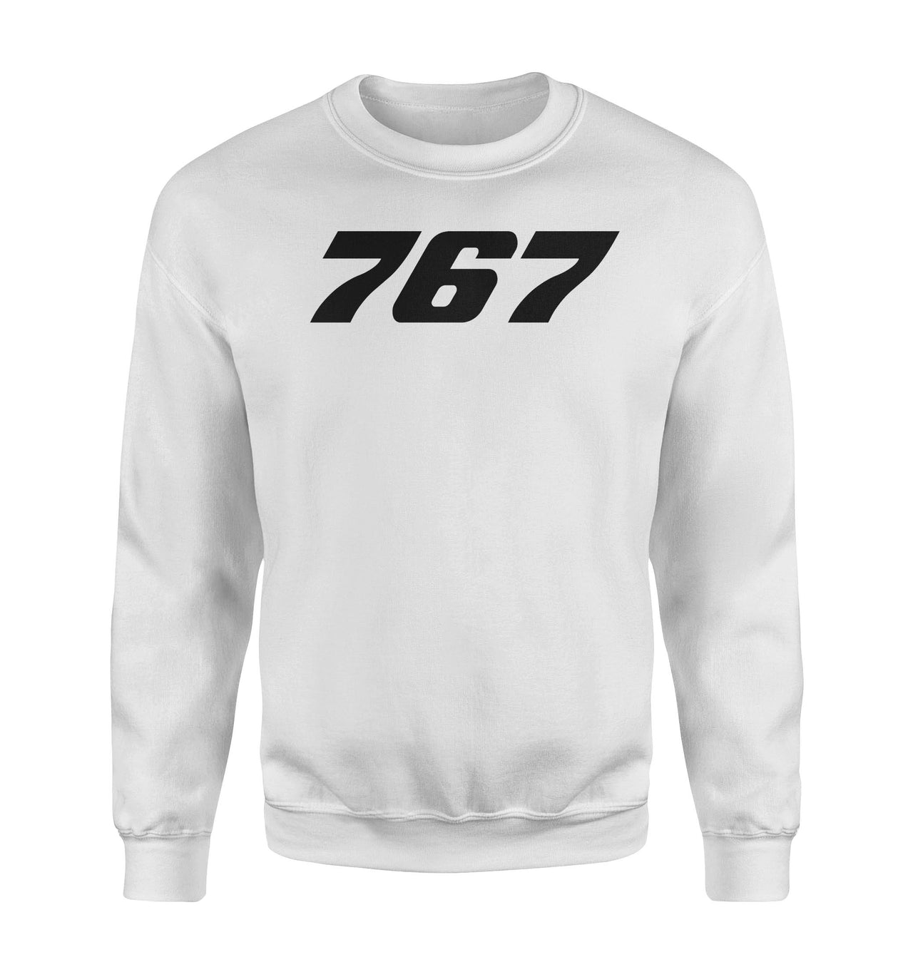 767 Flat Text Designed Sweatshirts