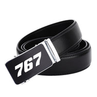 Thumbnail for 767 Flat Text Designed Aviator Belts