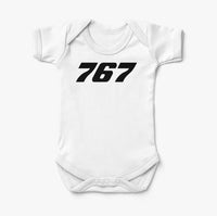 Thumbnail for 767 Flat Text Designed Baby Bodysuits