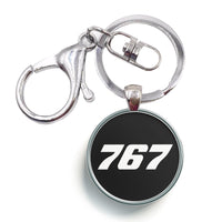 Thumbnail for 767 Flat Text Designed Circle Key Chains