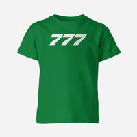 Thumbnail for 777 Flat Text Designed Children T-Shirts