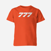 Thumbnail for 777 Flat Text Designed Children T-Shirts