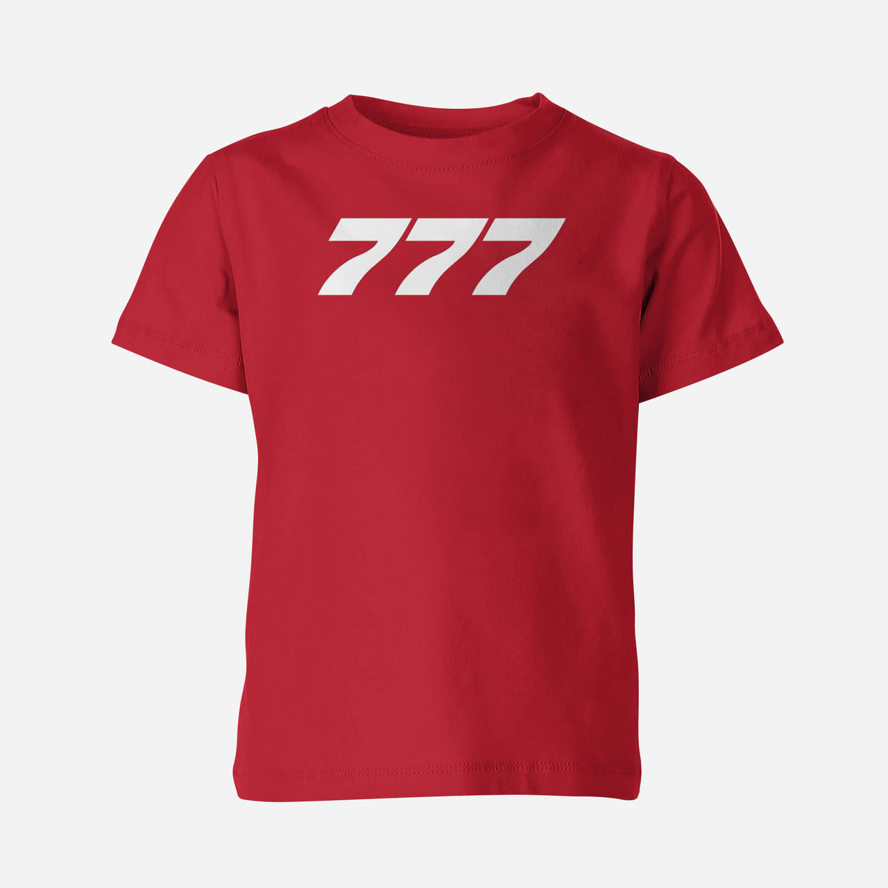 777 Flat Text Designed Children T-Shirts