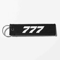 Thumbnail for Boeing 777 Flat Text Designed Key Chains