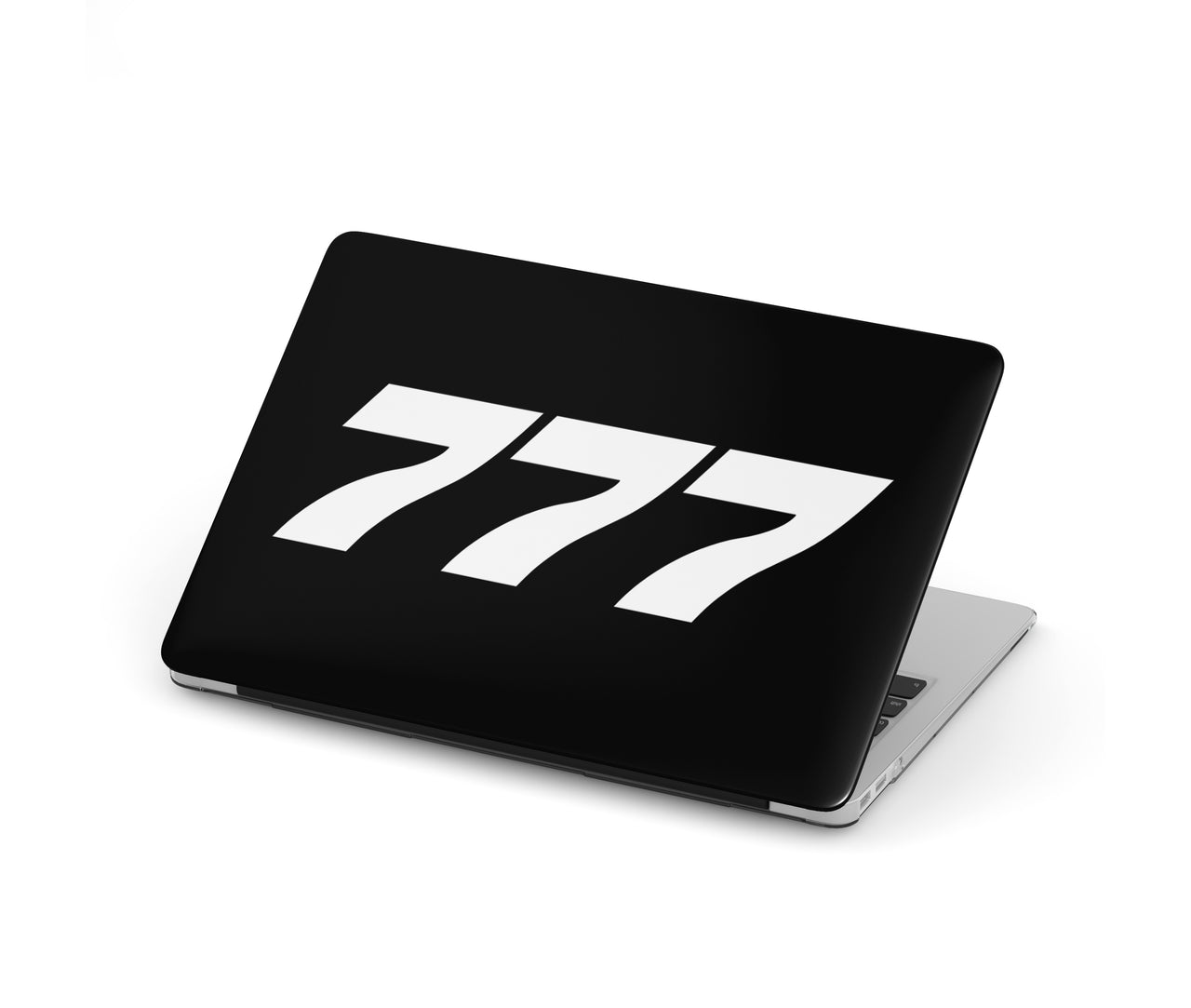 777 Flat Text Designed Macbook Cases