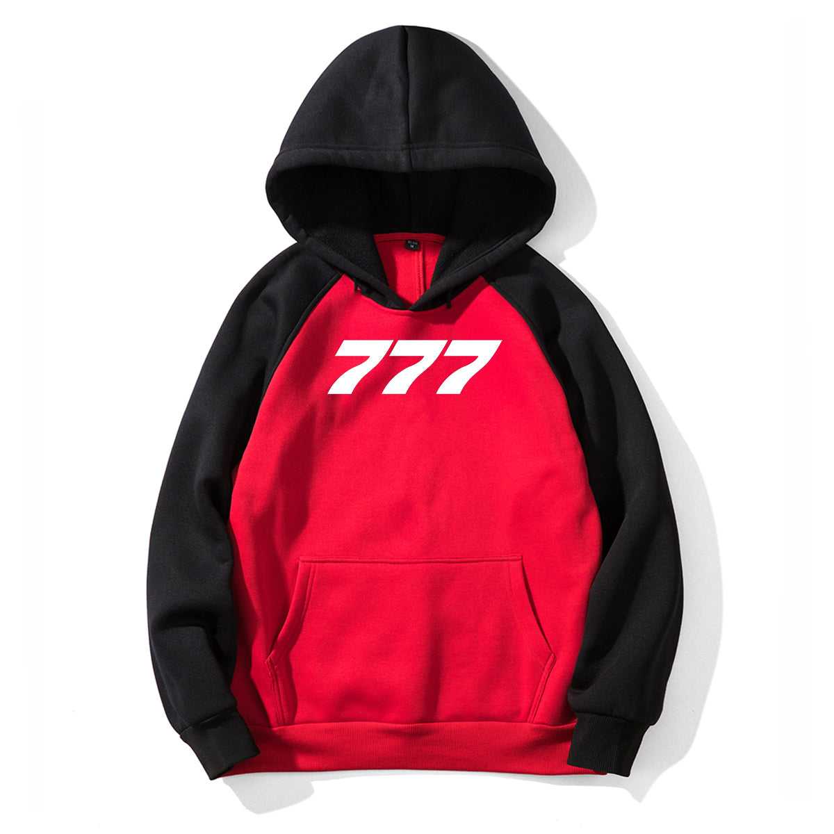 777 Flat Text Designed Colourful Hoodies