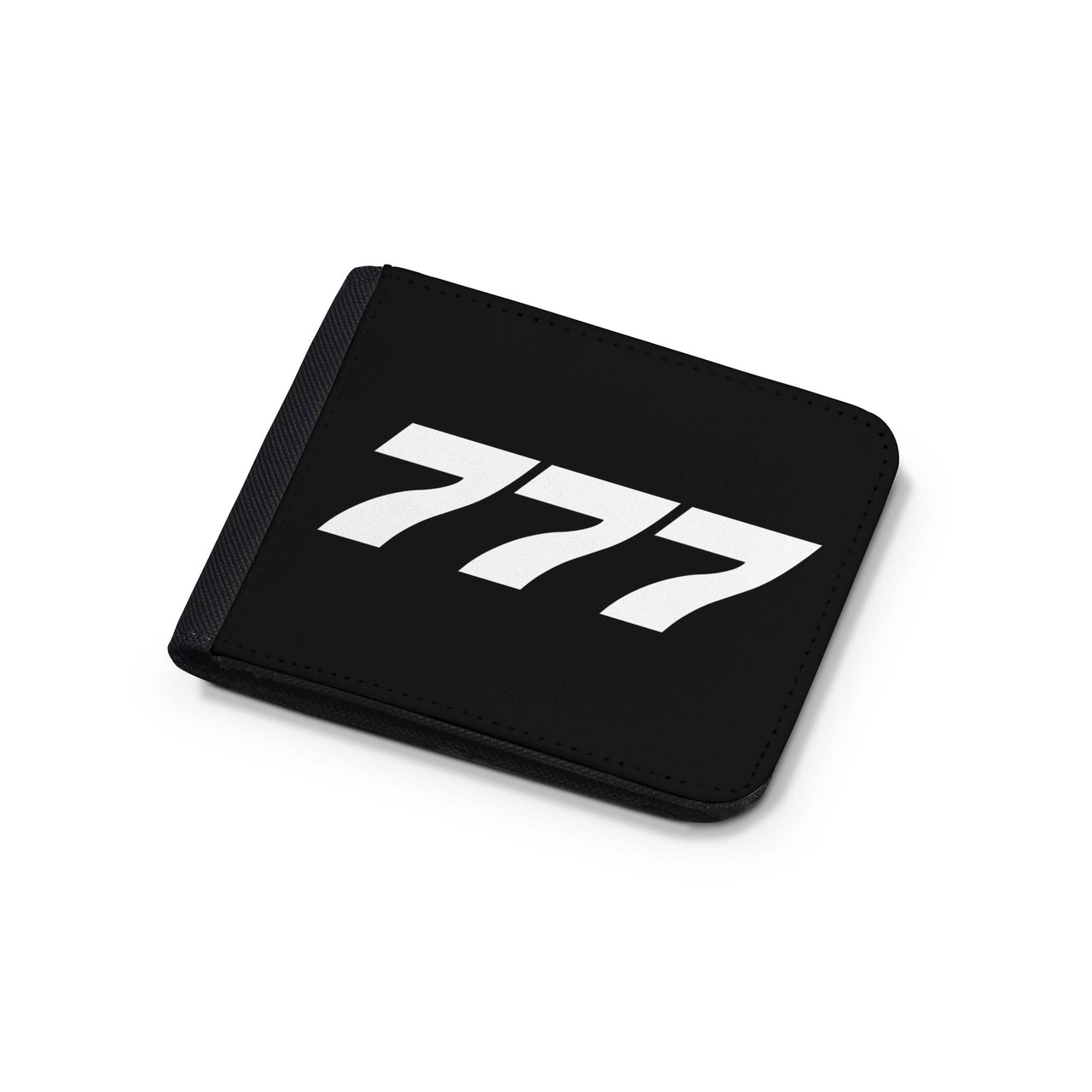 777 Flat Text Designed Wallets