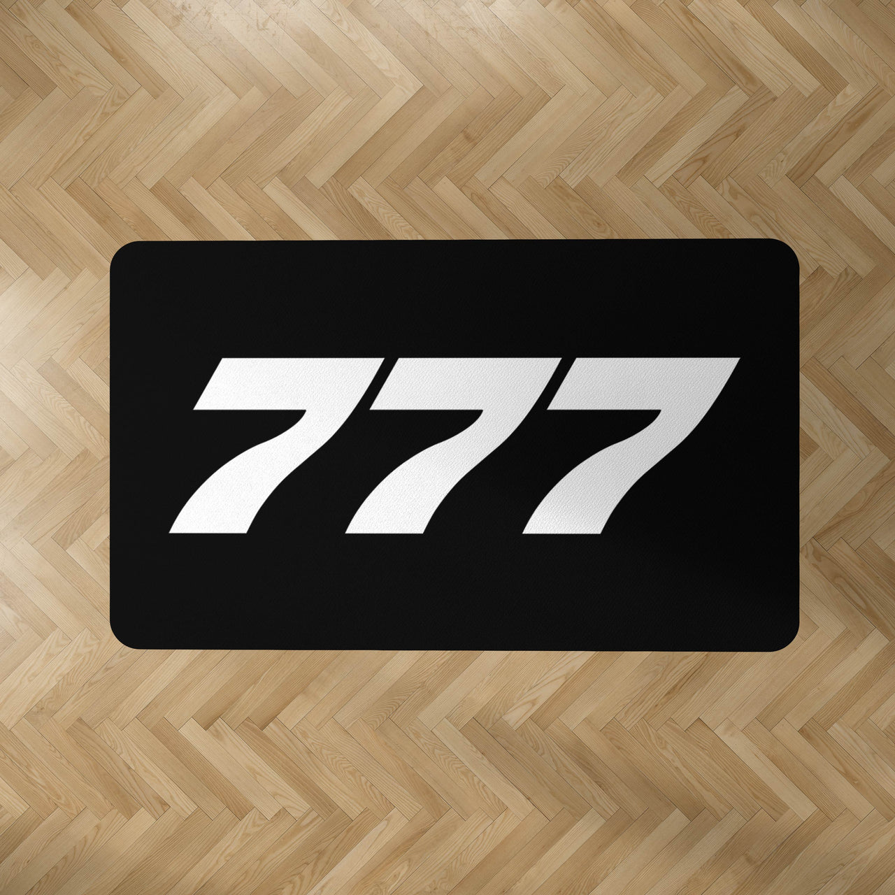 777 Flat Text Designed Carpet & Floor Mats