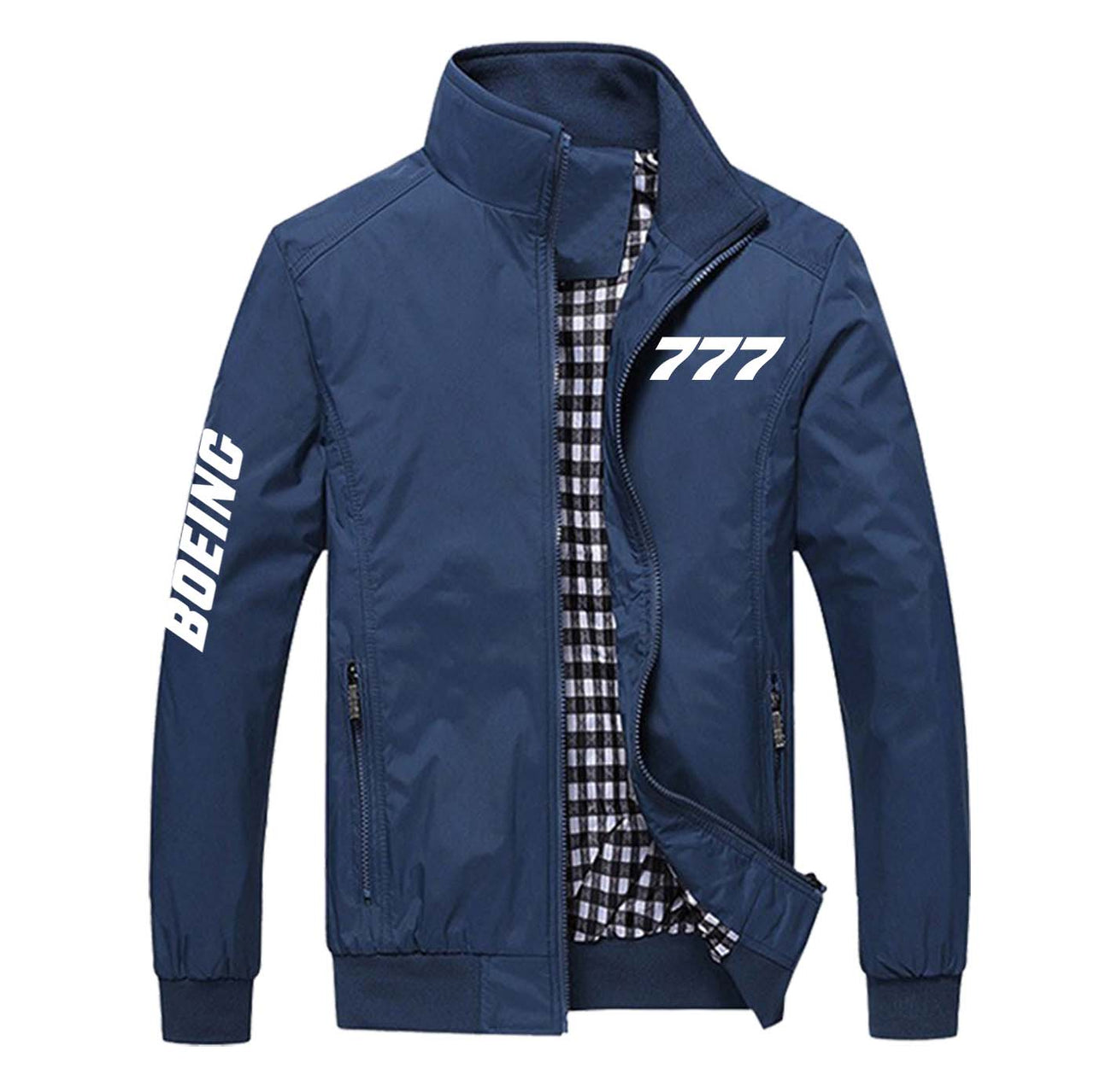 777 Flat Text Designed Stylish Jackets