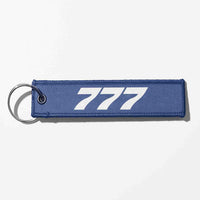 Thumbnail for Boeing 777 Flat Text Designed Key Chains
