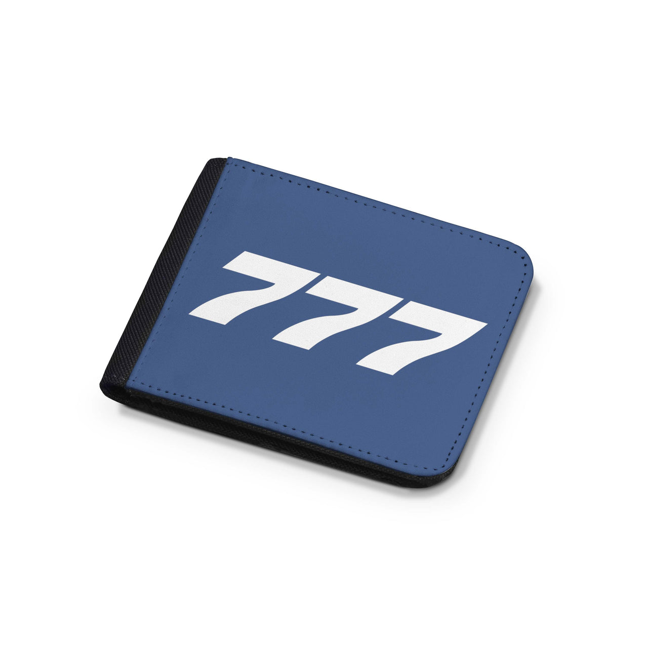 777 Flat Text Designed Wallets