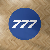 Thumbnail for 777 Flat Text Designed Carpet & Floor Mats (Round)