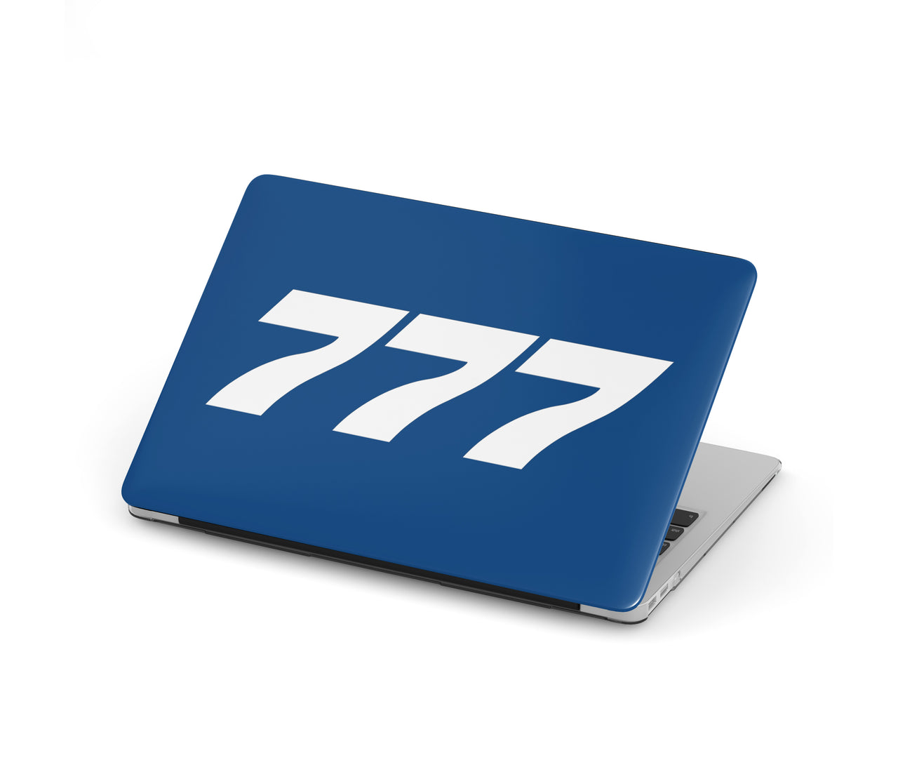 777 Flat Text Designed Macbook Cases
