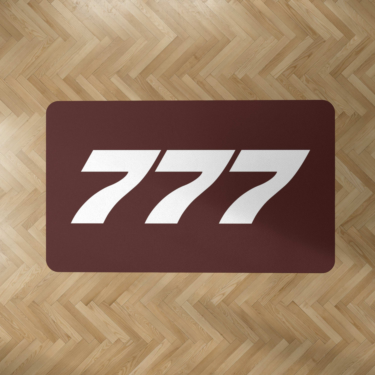 777 Flat Text Designed Carpet & Floor Mats
