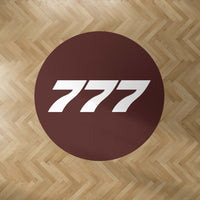 Thumbnail for 777 Flat Text Designed Carpet & Floor Mats (Round)