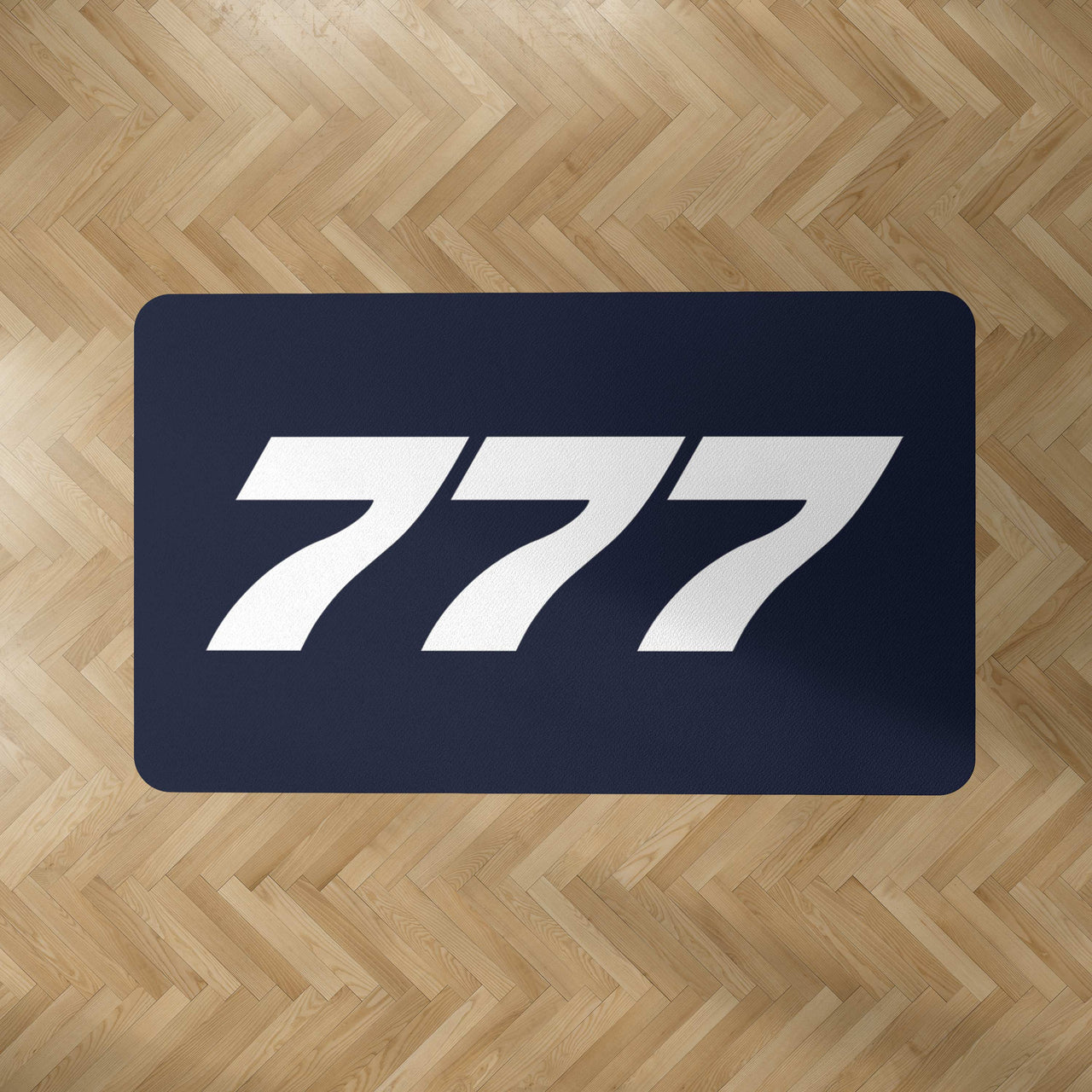 777 Flat Text Designed Carpet & Floor Mats
