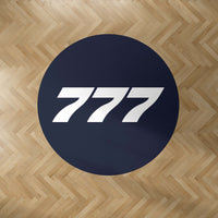 Thumbnail for 777 Flat Text Designed Carpet & Floor Mats (Round)