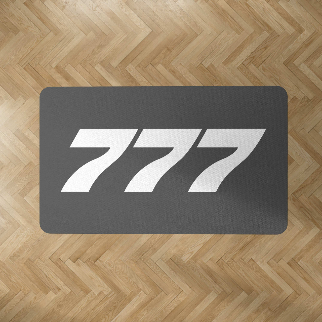 777 Flat Text Designed Carpet & Floor Mats