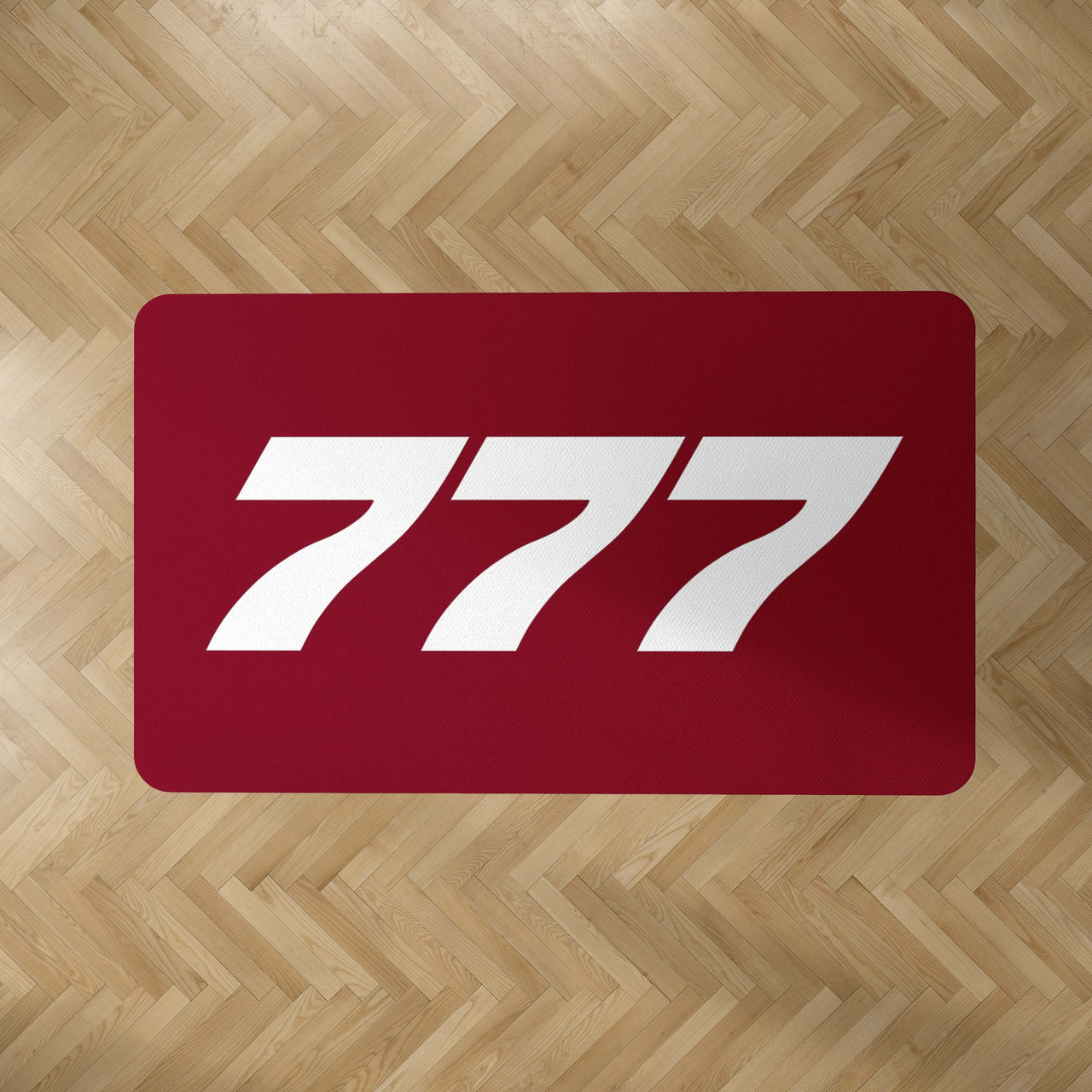 777 Flat Text Designed Carpet & Floor Mats