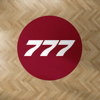 Thumbnail for 777 Flat Text Designed Carpet & Floor Mats (Round)
