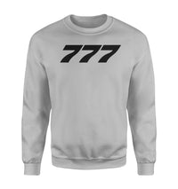 Thumbnail for 777 Flat Text Designed Sweatshirts