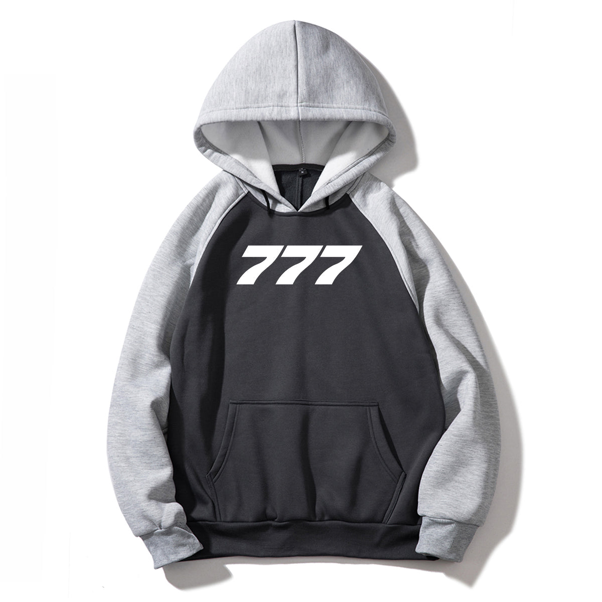 777 Flat Text Designed Colourful Hoodies