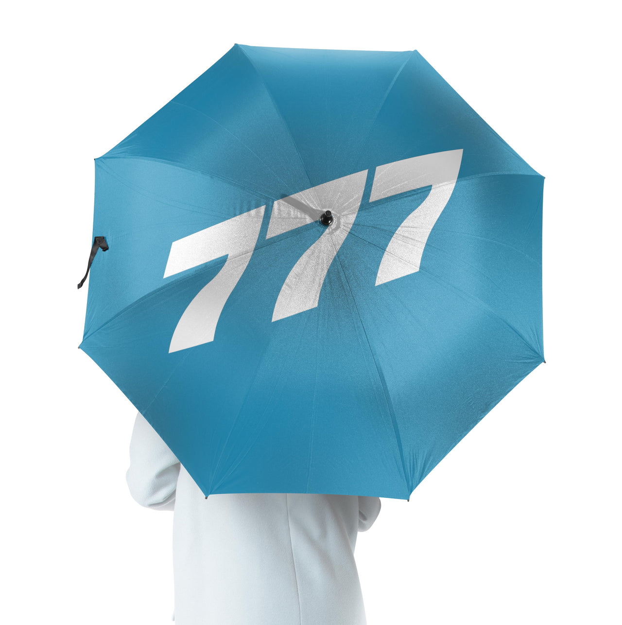 777 Flat Text Designed Umbrella