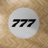 Thumbnail for 777 Flat Text Designed Carpet & Floor Mats (Round)