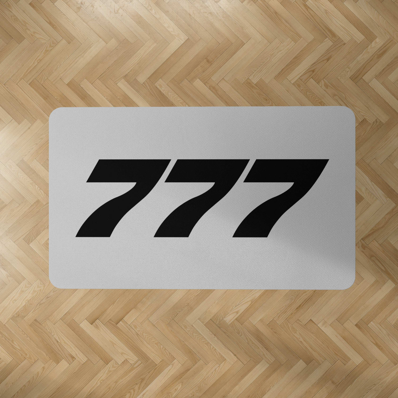 777 Flat Text Designed Carpet & Floor Mats
