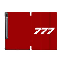 Thumbnail for 777 Flat Text Designed Samsung Tablet Cases