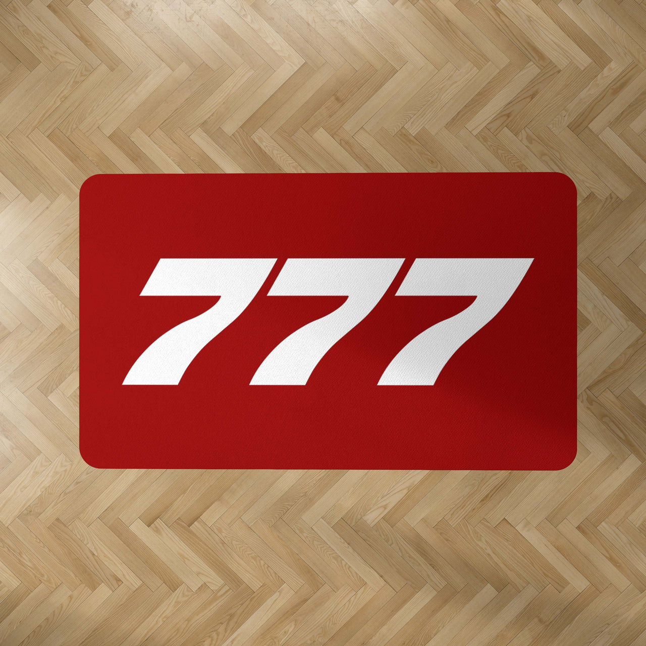 777 Flat Text Designed Carpet & Floor Mats