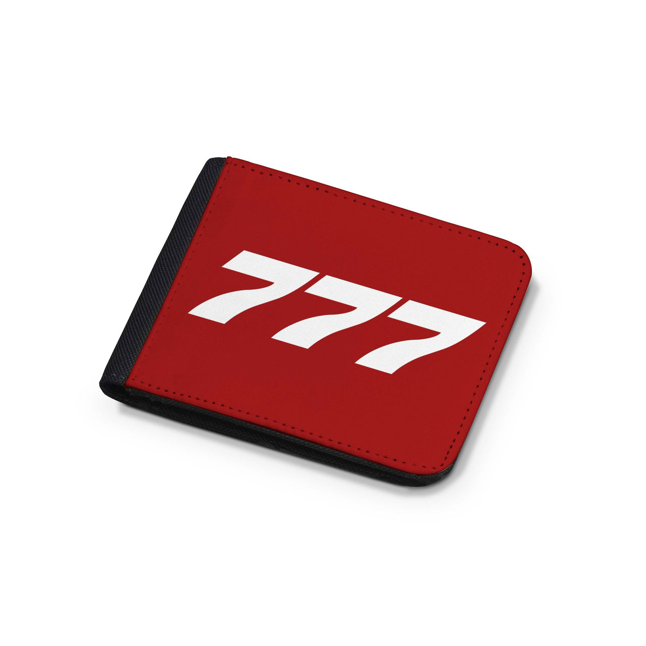 777 Flat Text Designed Wallets