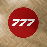 Thumbnail for 777 Flat Text Designed Carpet & Floor Mats (Round)