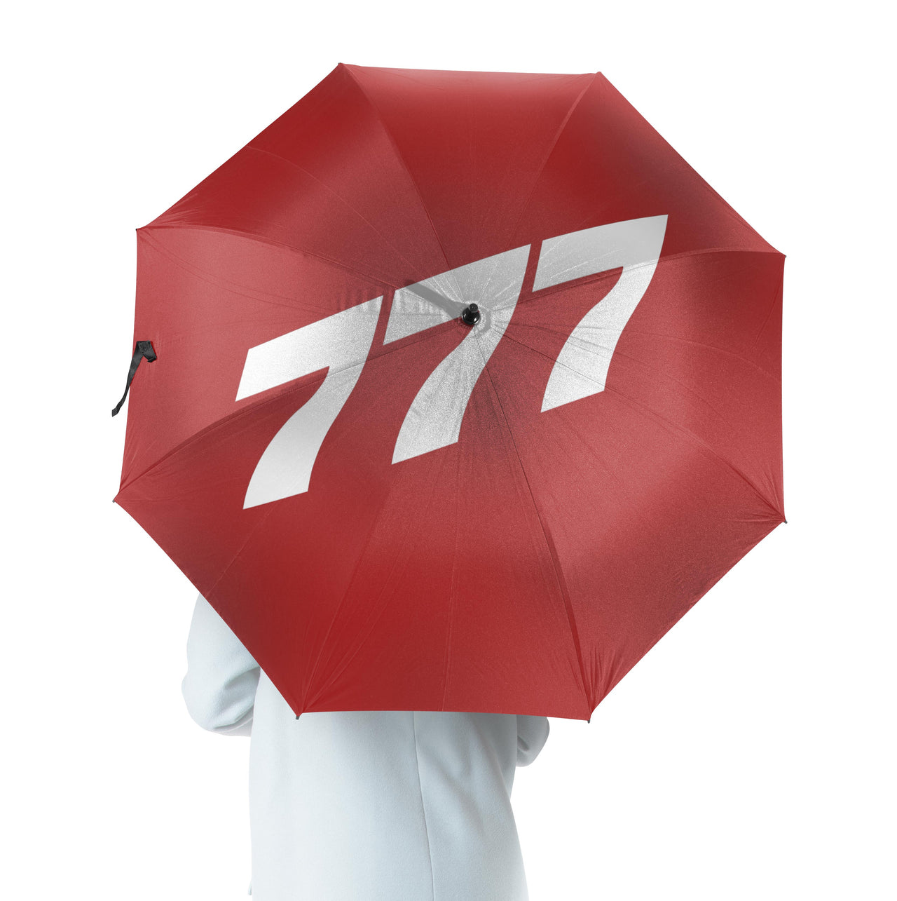 777 Flat Text Designed Umbrella