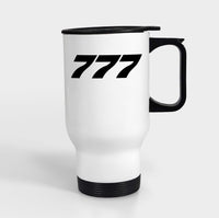 Thumbnail for 777 Flat Text Designed Travel Mugs (With Holder)