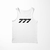 Thumbnail for 777 Flat Text Designed Tank Tops