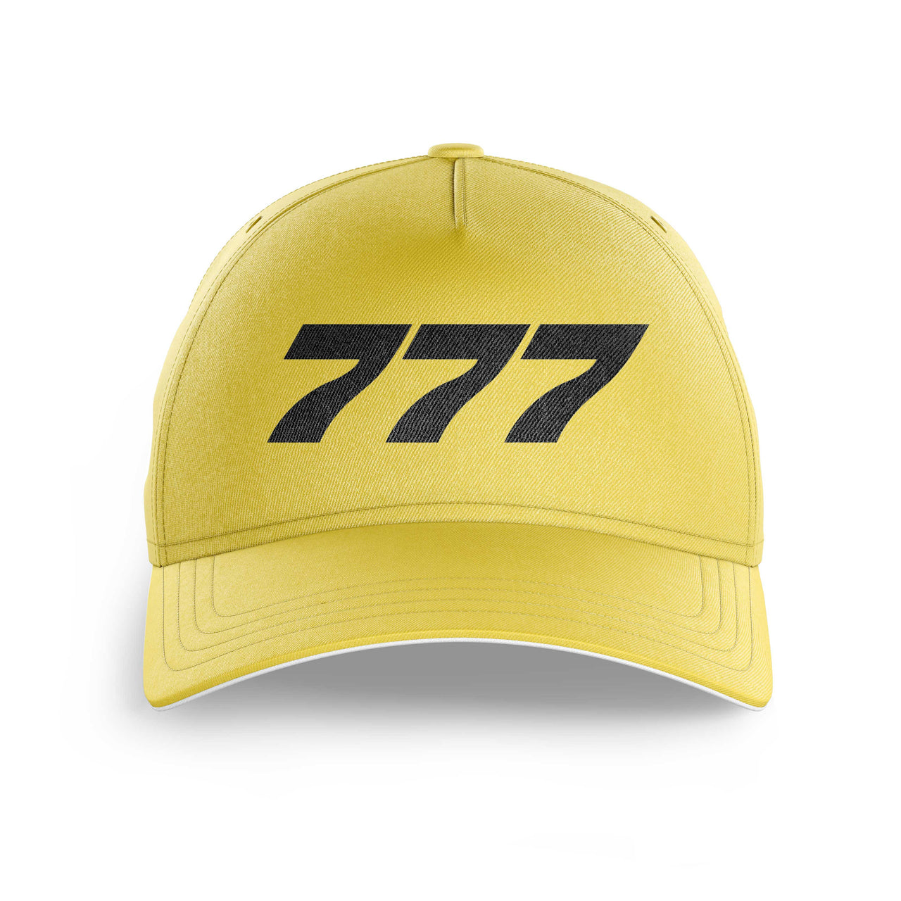 777 Flat Text Printed Hats