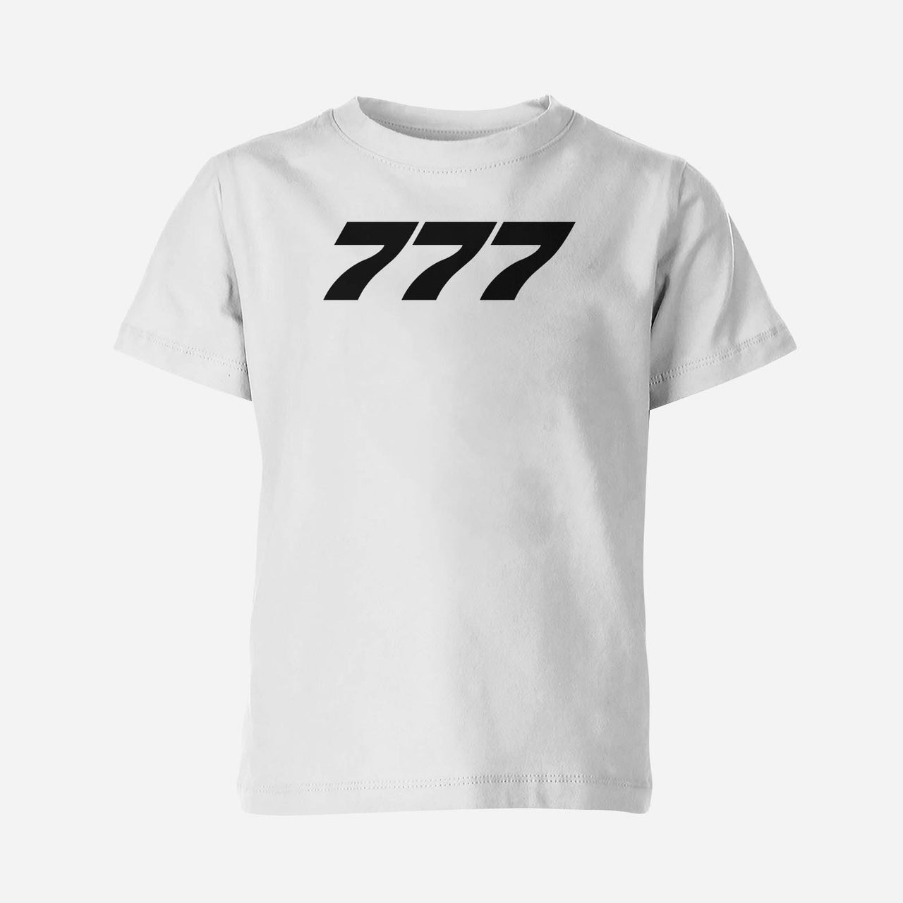 777 Flat Text Designed Children T-Shirts