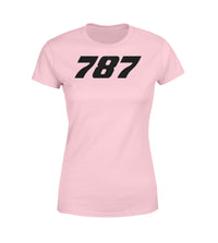 Thumbnail for 787 Flat Text Designed Women T-Shirts