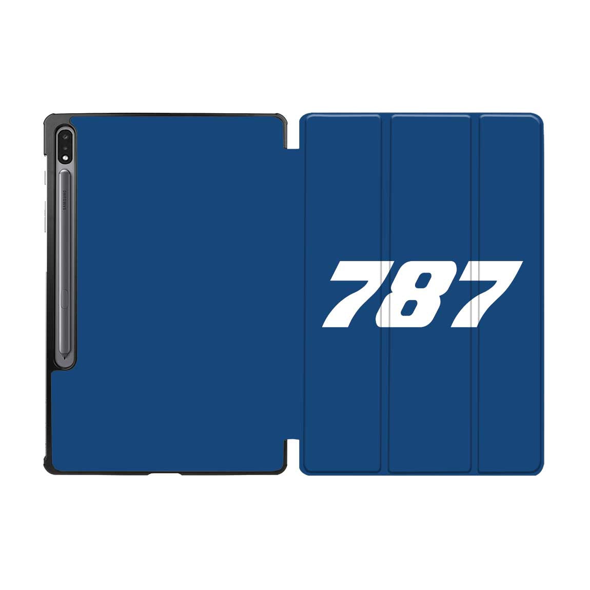 787 Flat Text Designed Samsung Tablet Cases