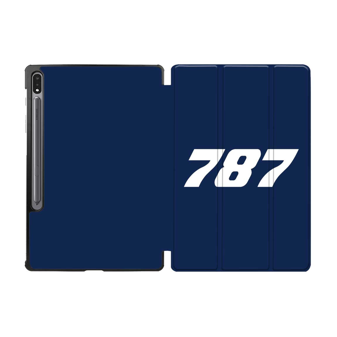 787 Flat Text Designed Samsung Tablet Cases